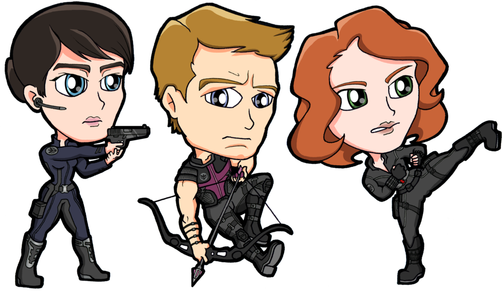 Black Widow Clipart Comic 2014 - Black Widow Agent Hill (1024x593), Png Download