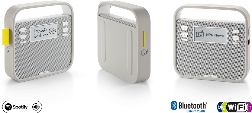 Amazon's Alexa Fund Invests In Smart Home Communication - Triby Connected Portable Smart Speaker - Grey (900x500), Png Download