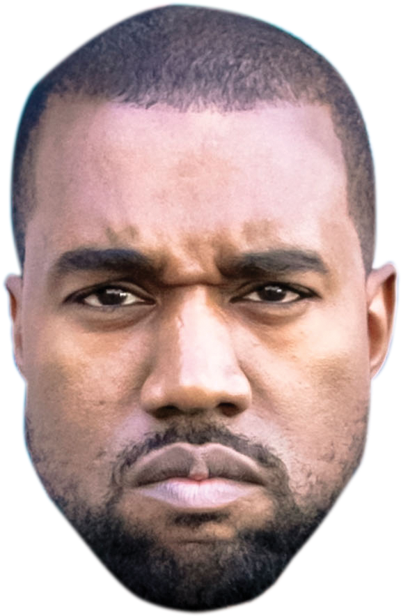 201511/angrekanye - “ - Kanye West Smiling (744x912), Png Download