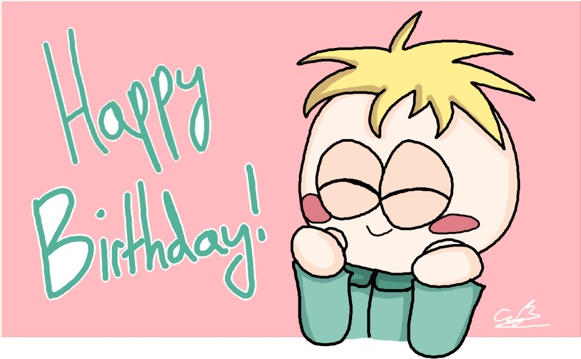 Happy Birthday To Butters Birthday Streamers Png - Birthday (1280x834), Png Download