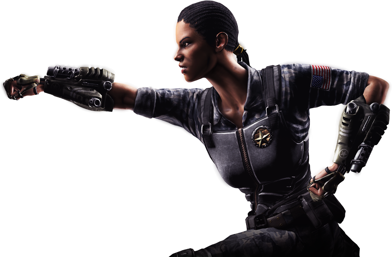 Loading Screen Render - Mortal Kombat X Джеки Бриггс (1532x1008), Png Download