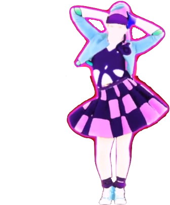 Black Widow - Problem Just Dance Png (418x480), Png Download