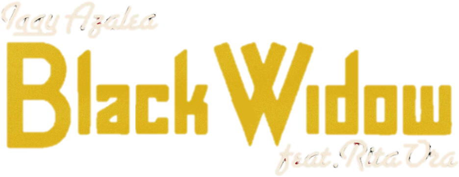 Black Widow - Calligraphy (987x535), Png Download