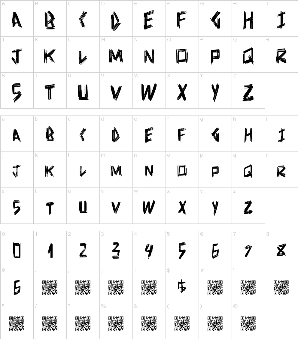 Font Characters - Usaf Font (1000x1150), Png Download