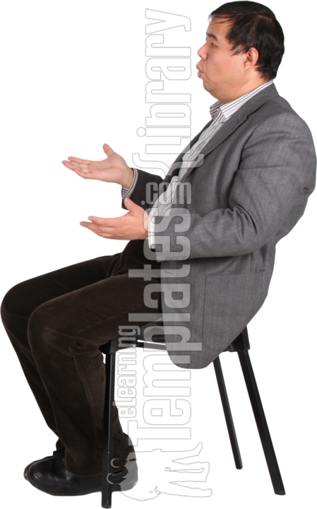 Explaining, Talking, Gesturing, Communication, Conversation, - Human (449x720), Png Download