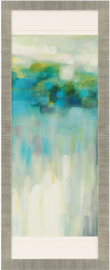 'lights On The Beach' 3 Piece Framed Painting Print (550x550), Png Download