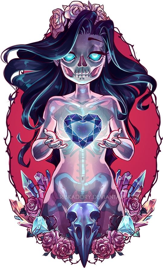 Ghost Girl Drawloween2015 By Ribkadory - Cute Ghost Girl Drawing (639x900), Png Download