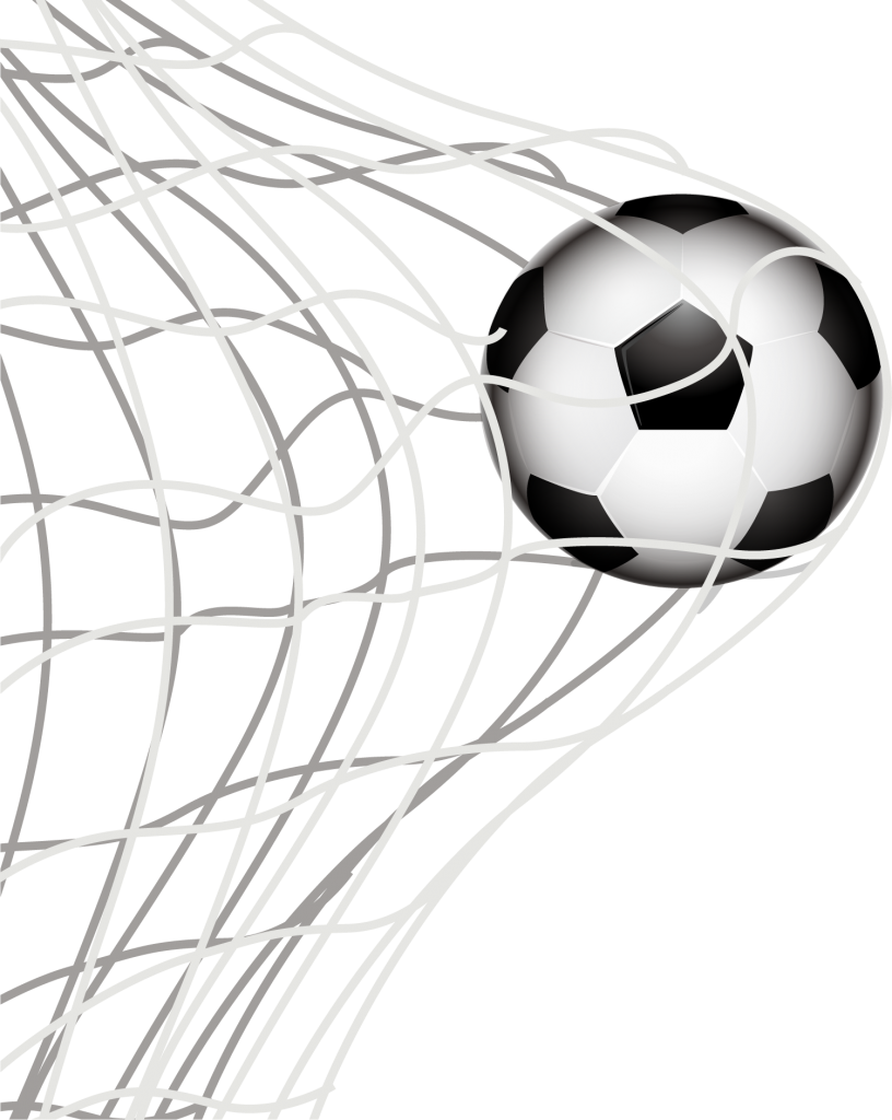 Football Free Vector Art Download - Ball Soccer Net Png (816x1024), Png Download