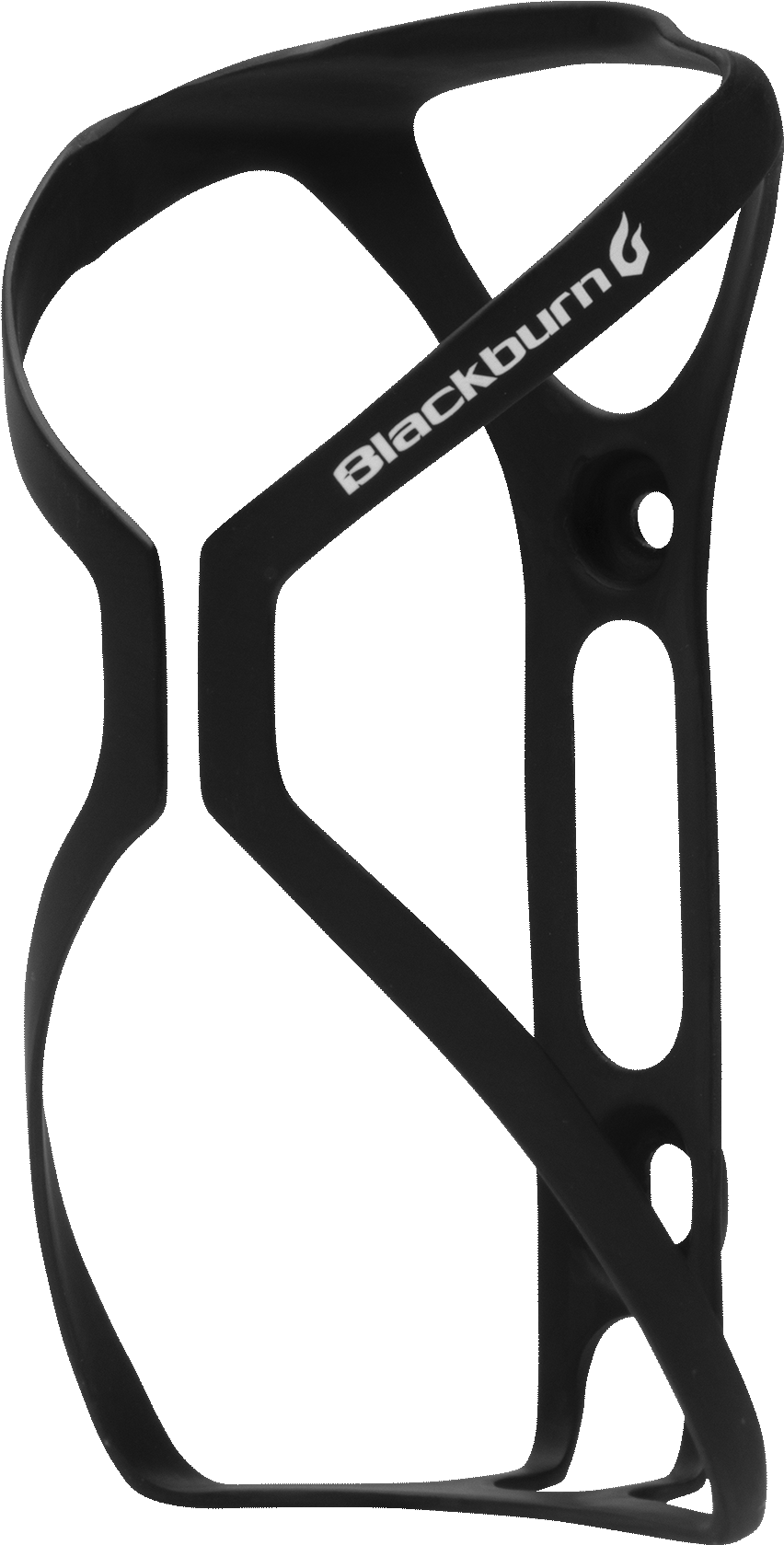 Blackburn Carbon Road Cage - Blackburn Cinch Carbon Fiber Cage Gloss Black (1002x1800), Png Download