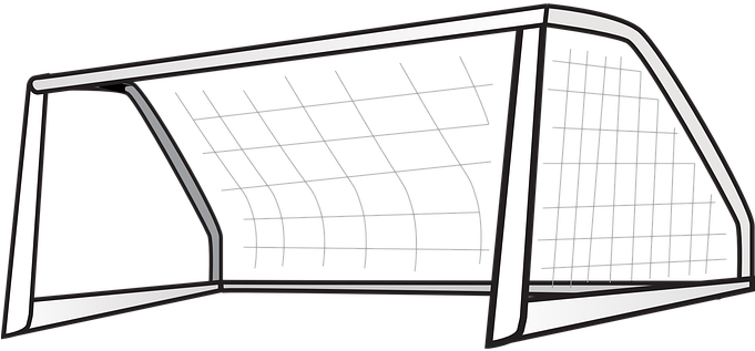 Goal Football Net Soccer Goal Goal Goal Go - Soccer Net Clip Art (680x340), Png Download