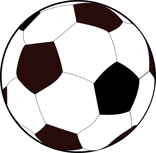 Soccer Ball Clip Art - Clip Art Football (600x588), Png Download