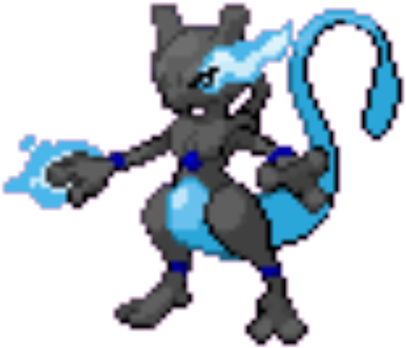 Carbon Fiber Mewtwo - Bisexual Nonbinary (420x420), Png Download