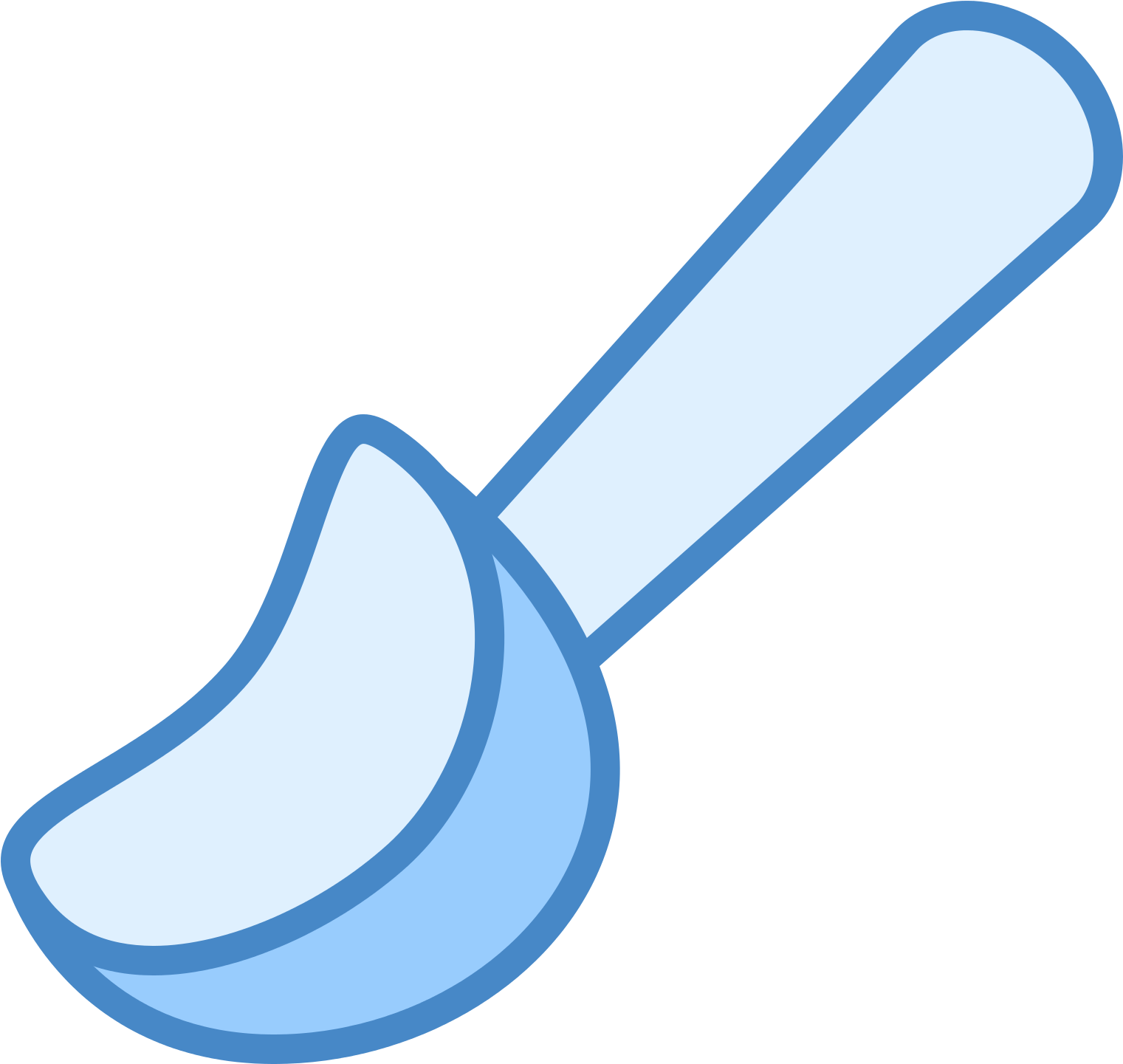Ice Cream Scoop Clipart - Ice Cream Scooper Clipart (1600x1600), Png Download