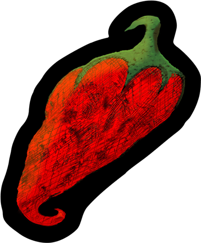 Caliente Mini Sticker - Illustration (500x500), Png Download