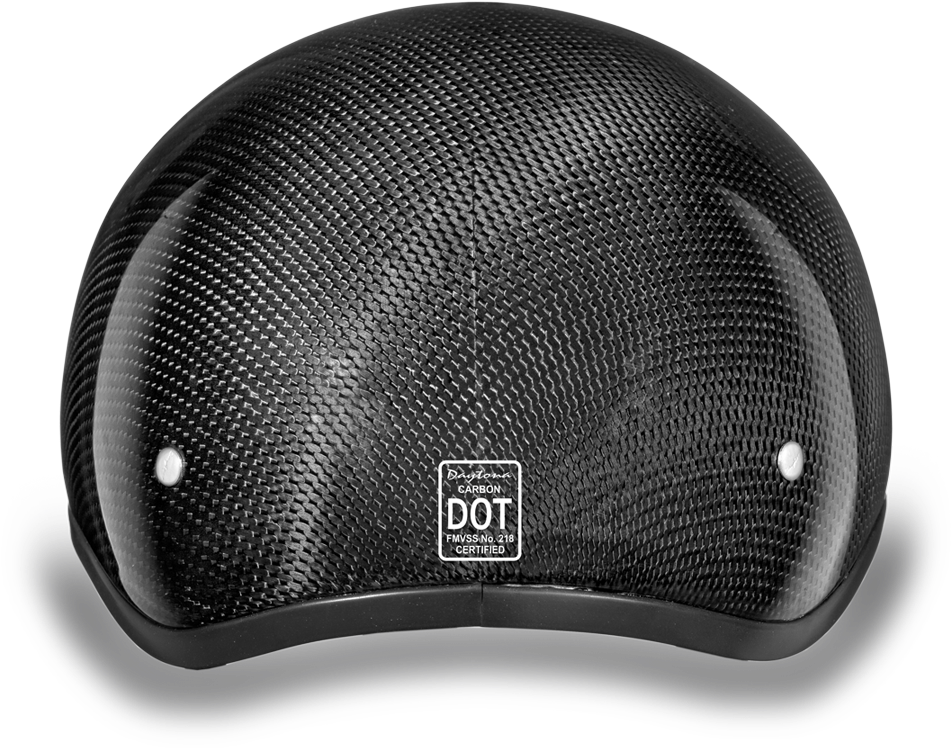 D.o.t. Daytona Skull Cap W/o Visor- Grey Carbon Fiber (1000x1000), Png Download
