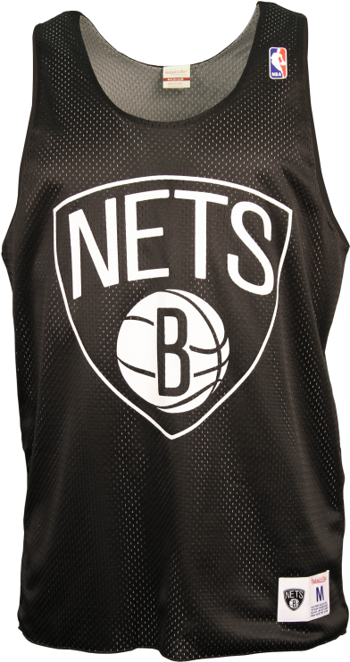 Ness Brooklyn Nets Logo Reversible Mesh Tank - Mitchell & Ness Brooklyn Nets Snapback (740x740), Png Download