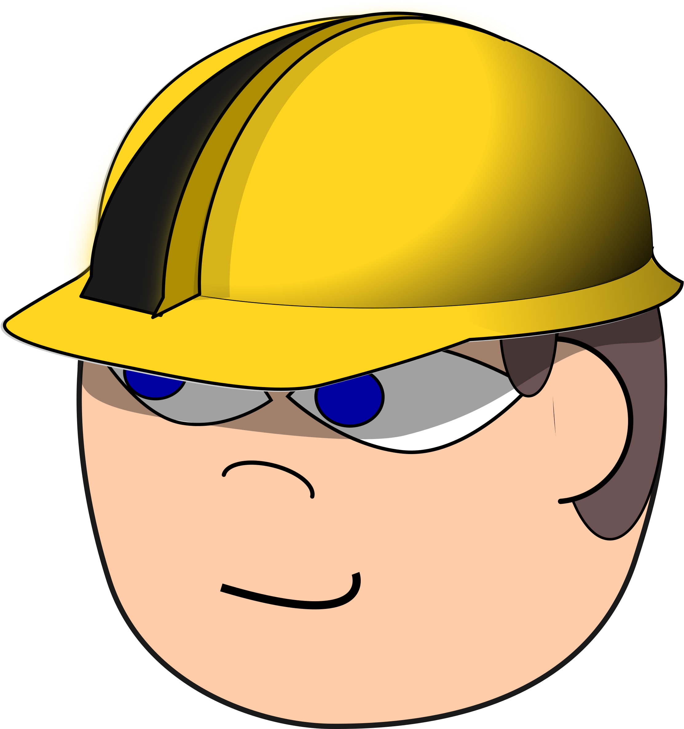 Big Image - Construction Helmet Clipart (2293x2400), Png Download
