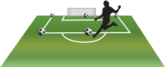 Around The World Soccer Contest - Soccer Goal Post Png (540x225), Png Download