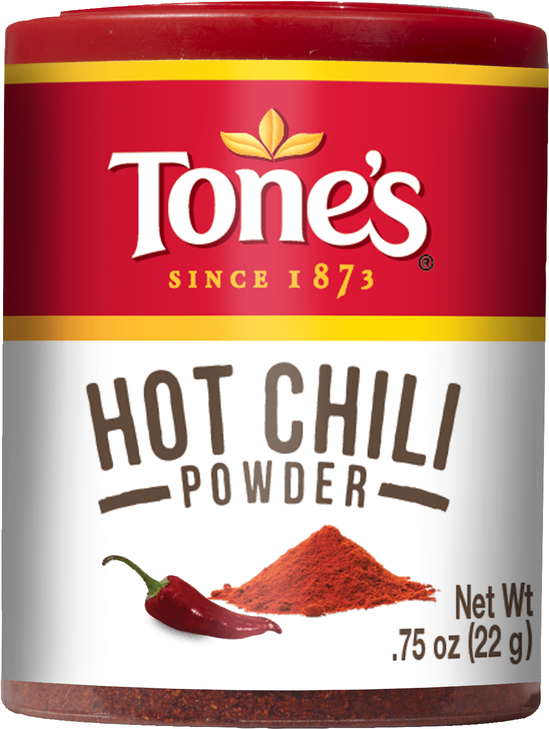 Chili Powder Hot - Tones Chili Powder, Hot - 0.75 Oz Jar (1500x1500), Png Download
