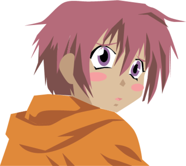 Anime Boy Png (600x534), Png Download
