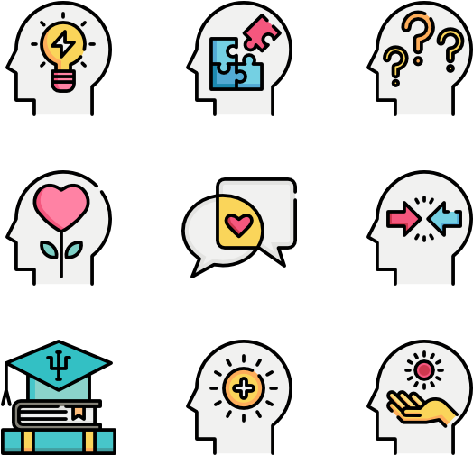 Psychology - Motivation Icons (600x564), Png Download