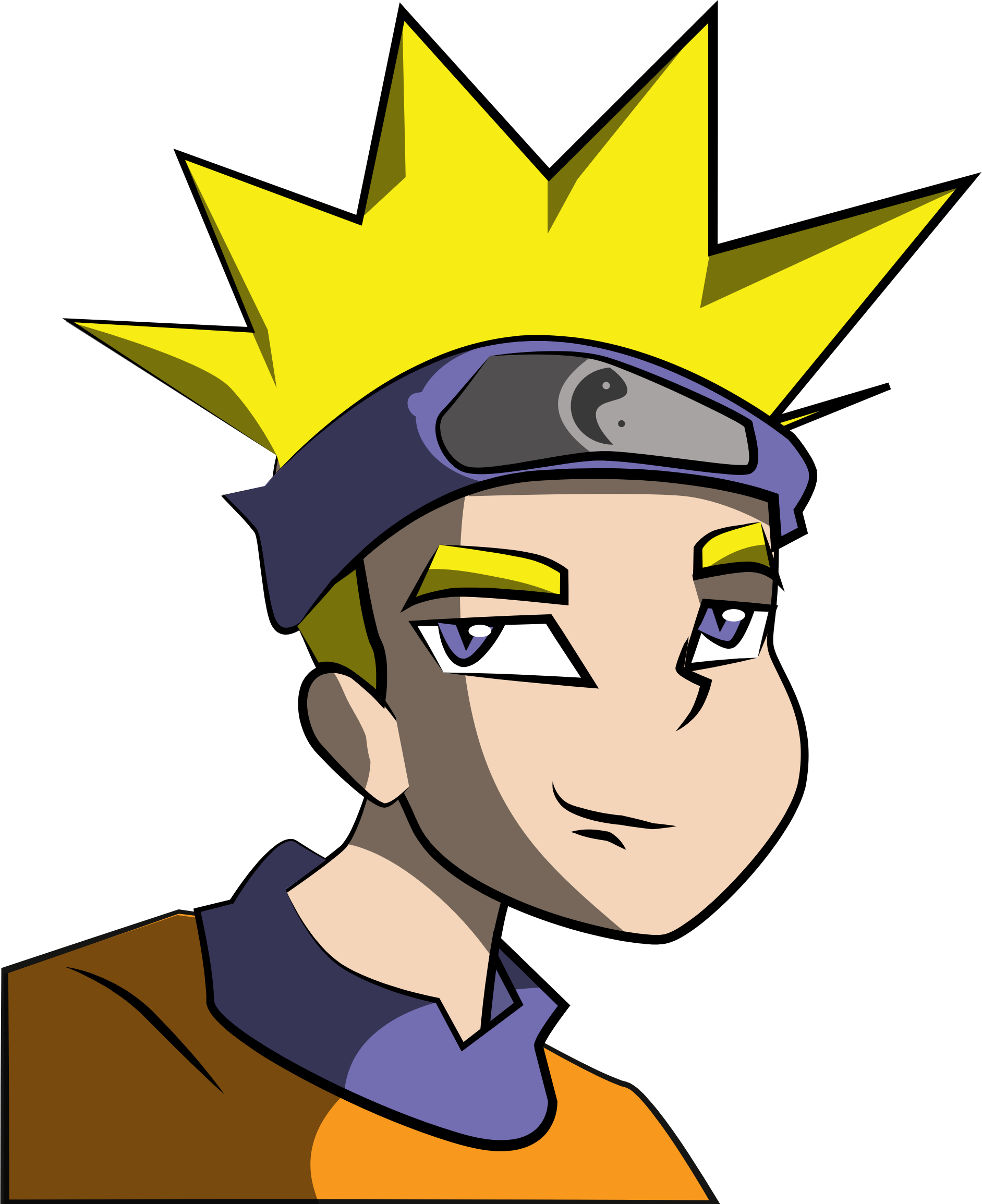 Big Image - Anime Clipart (1883x2309), Png Download