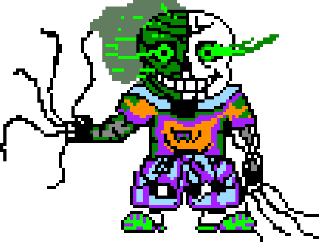 Hacker Sans - Pixel Art (1050x780), Png Download