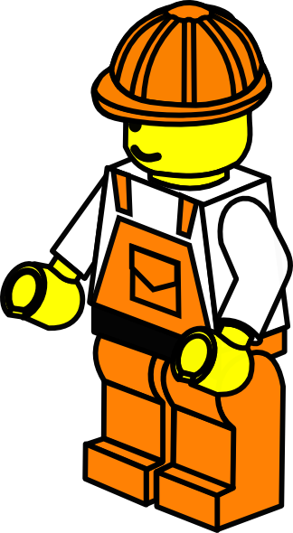 Lego Construction Clip Art (324x590), Png Download
