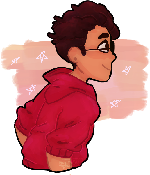 Michael Mell Be More Chill Transparent (782x733), Png Download