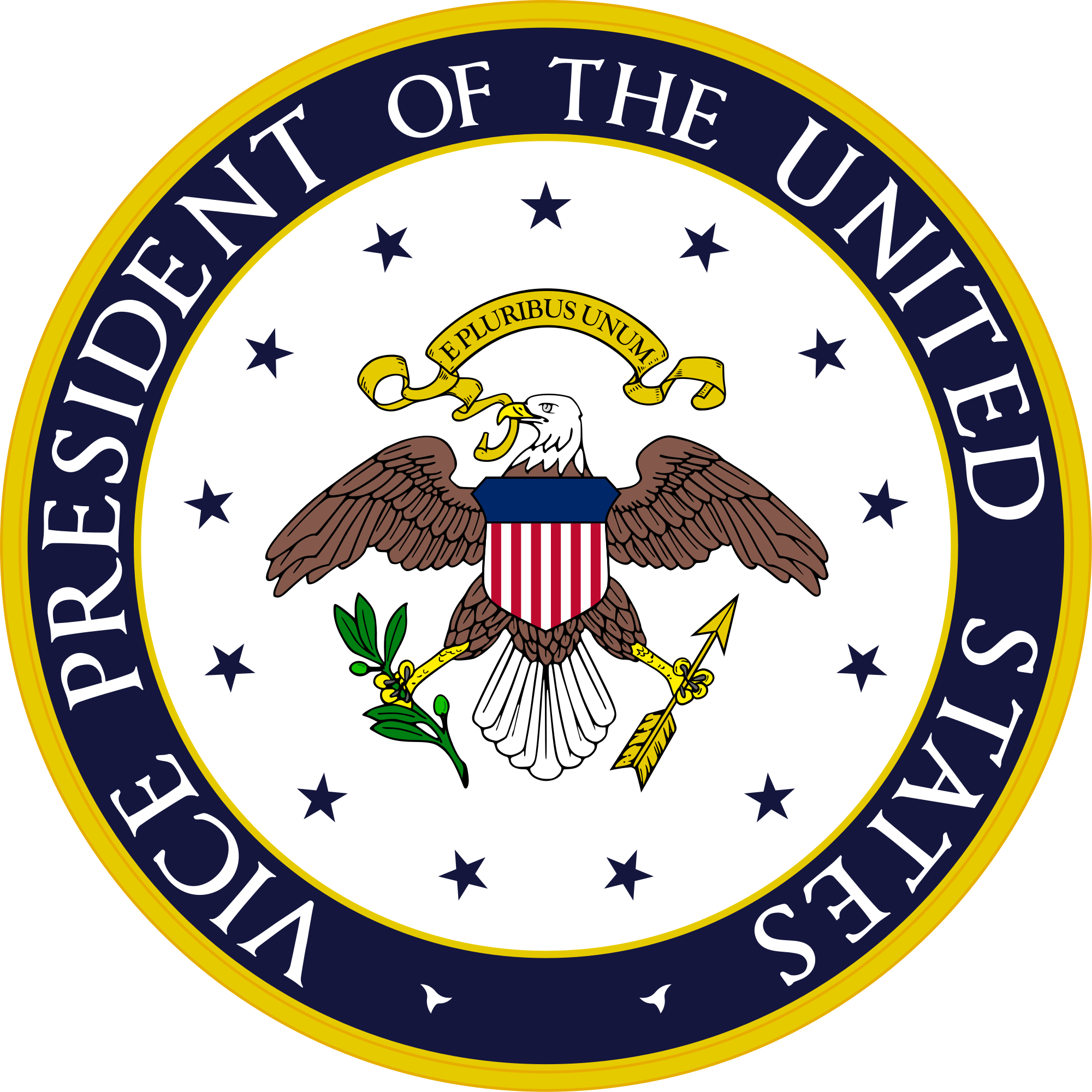 Seal Of The Vice President Of The United States Of - Vice President Of The United States Seal (600x600), Png Download