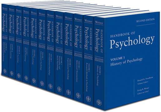 Handbook Of Psychology, 12 Volume Set (516x360), Png Download