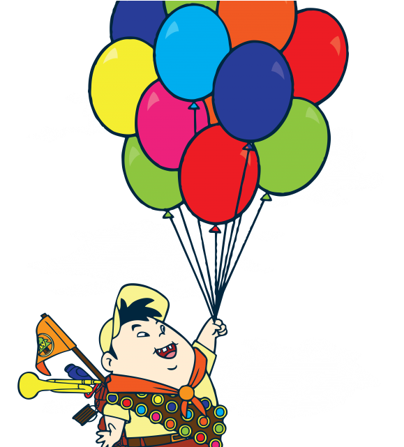 Flying Balloon Boy Full Size Png Download Seekpng