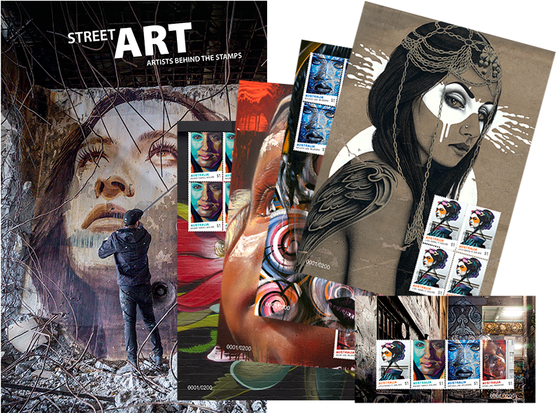 Street Art Minisheet Collection (800x600), Png Download
