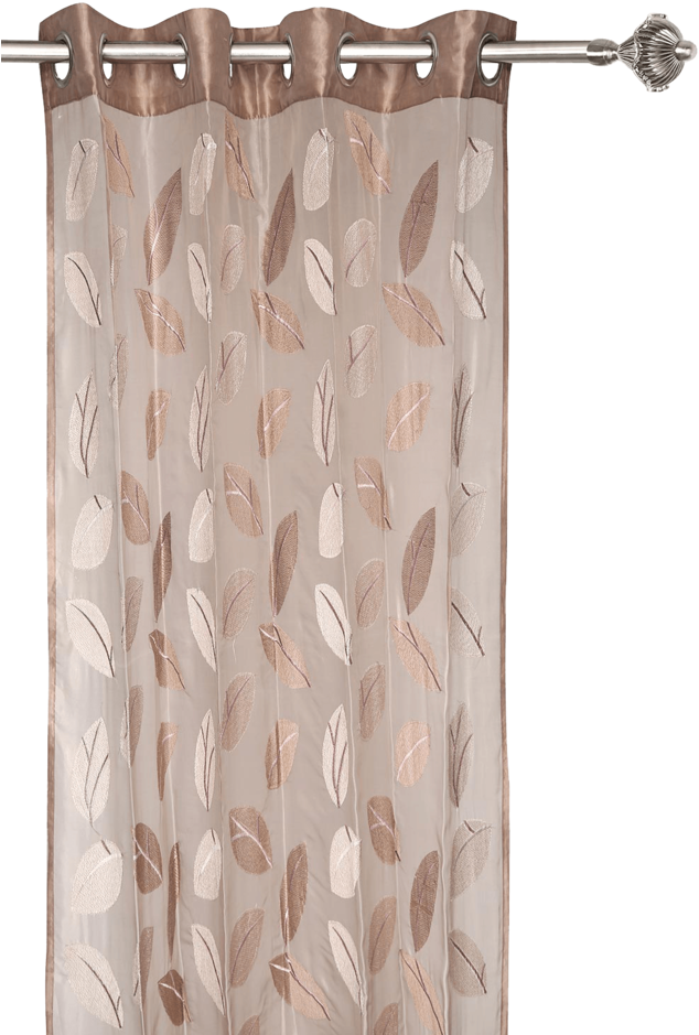 Door Curtain - Sheer Embroidery (640x960), Png Download