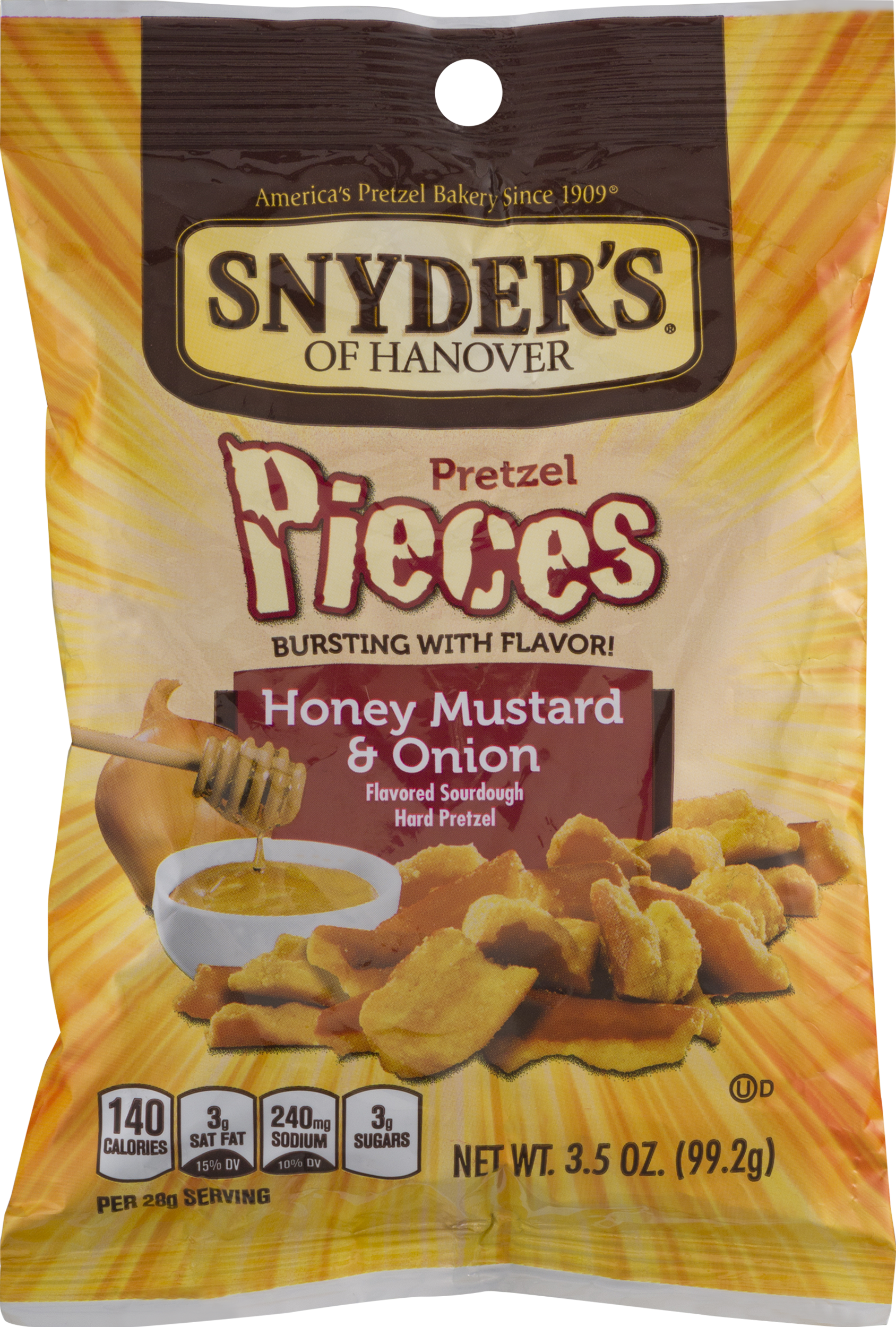 Snyder's Of Hanover Hard Sourdough Honey Mustard & (1688x2500), Png Download
