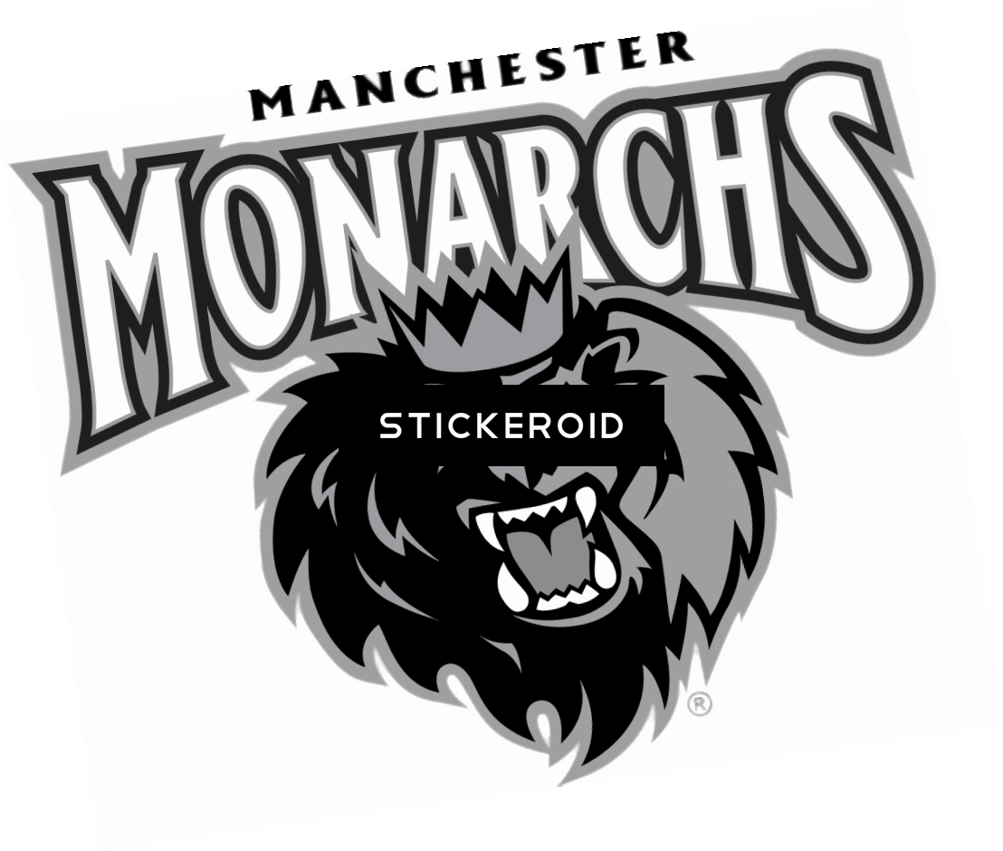 Manchester Monarchs Logo (1108x940), Png Download