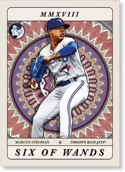 Marcus Stroman 2018 Topps Gypsy Queen Baseball Tarot (700x700), Png Download