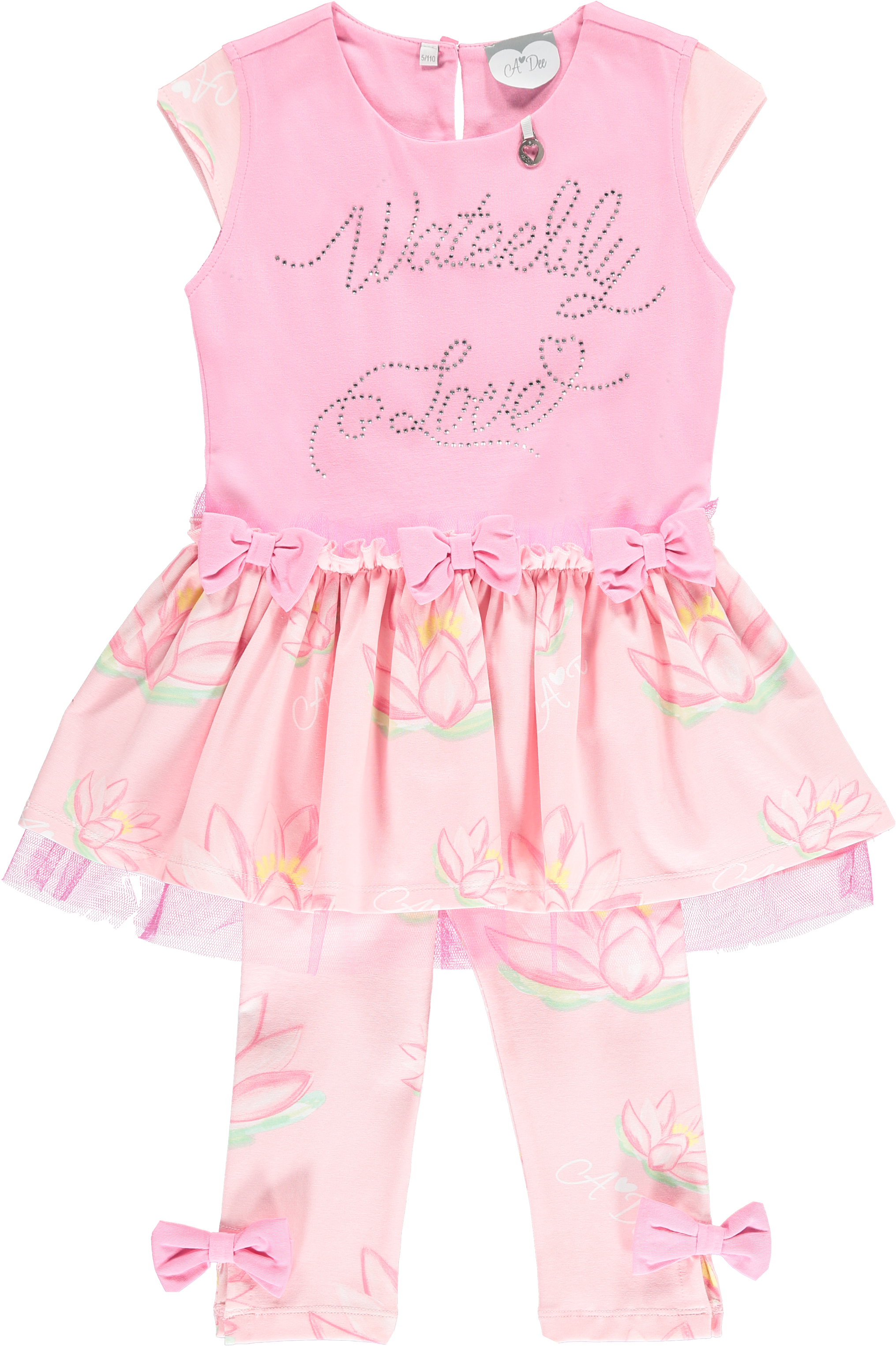 Pre Order New A Dee Natalie S193508 Pink Lily Waterlily (2048x3103), Png Download