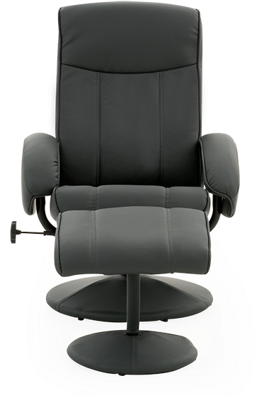 Image For Grey Reclining And Swivelling Armchair With (519x804), Png Download