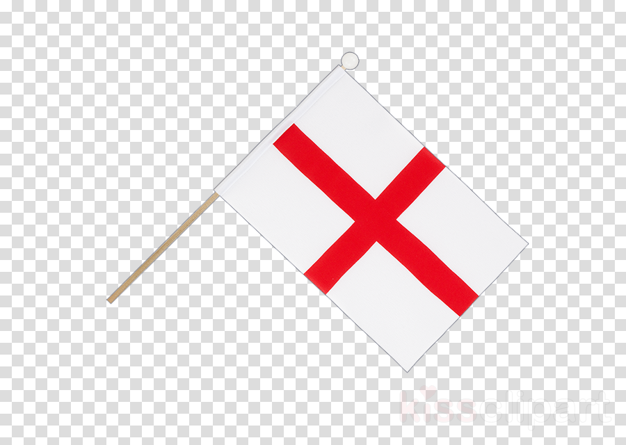 England Hand Waving Flag Clipart Flag Of England (900x640), Png Download