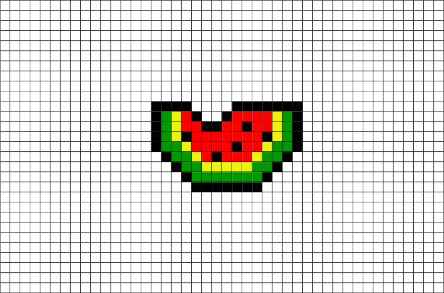 Food Pixel Art (880x581), Png Download