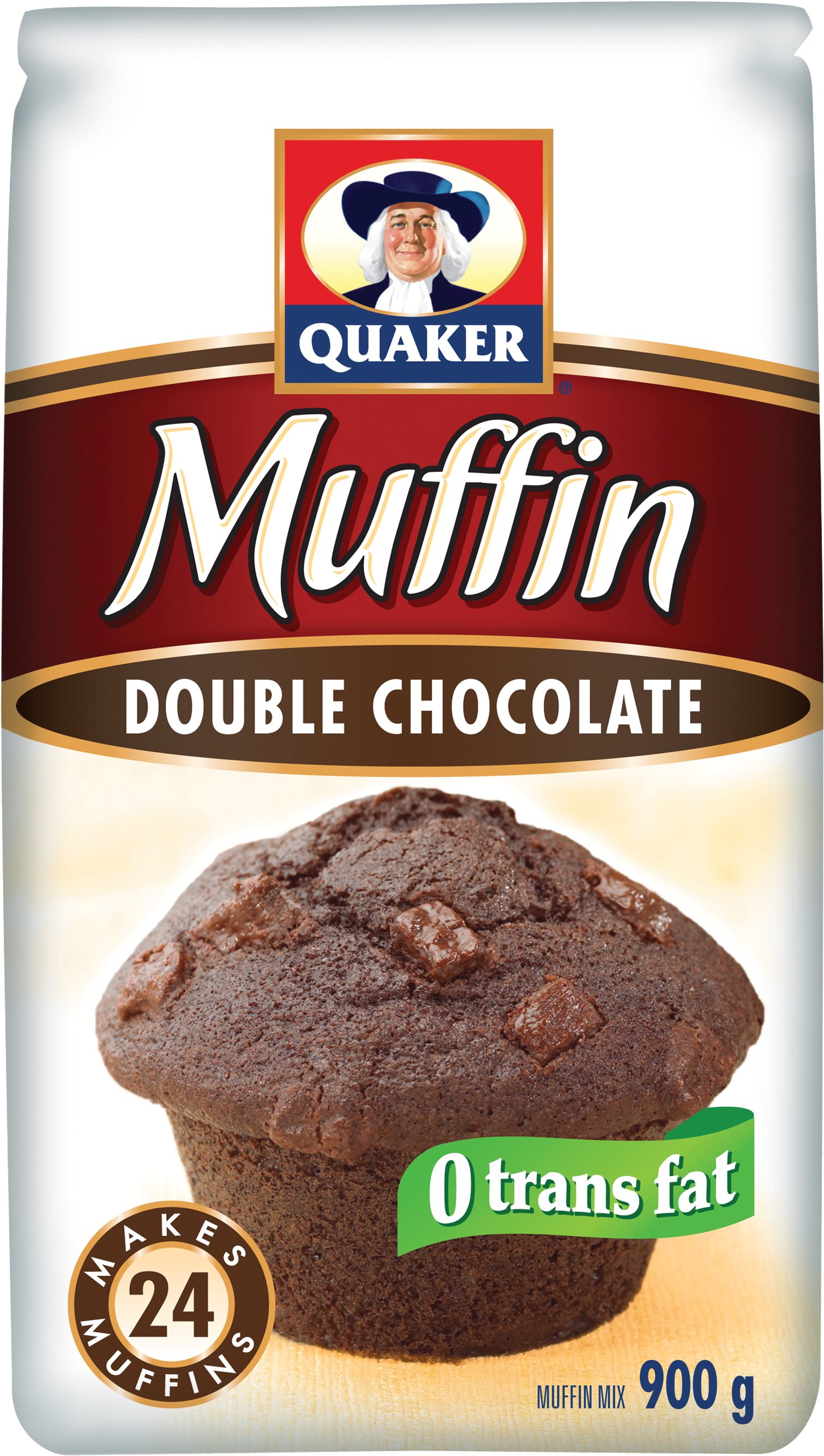 Quaker® Double Chocolate Muffin Mix (1686x2850), Png Download