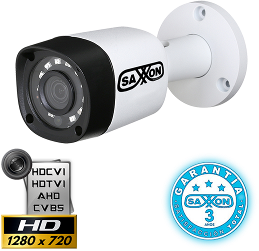 Saxxon Pro Bf2103tm- Camara Bullet Hdcvi 720p/tvi/ahd/cvbs/ (557x558), Png Download