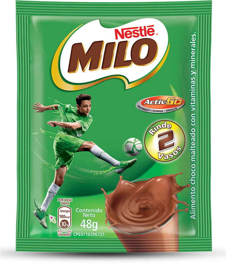 Es La Nueva Y Deliciosa Bebida Choco Malteada De Nestlé (745x954), Png Download