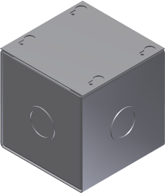 Caja Registro 4" X 4" X 4" Nema (596x678), Png Download