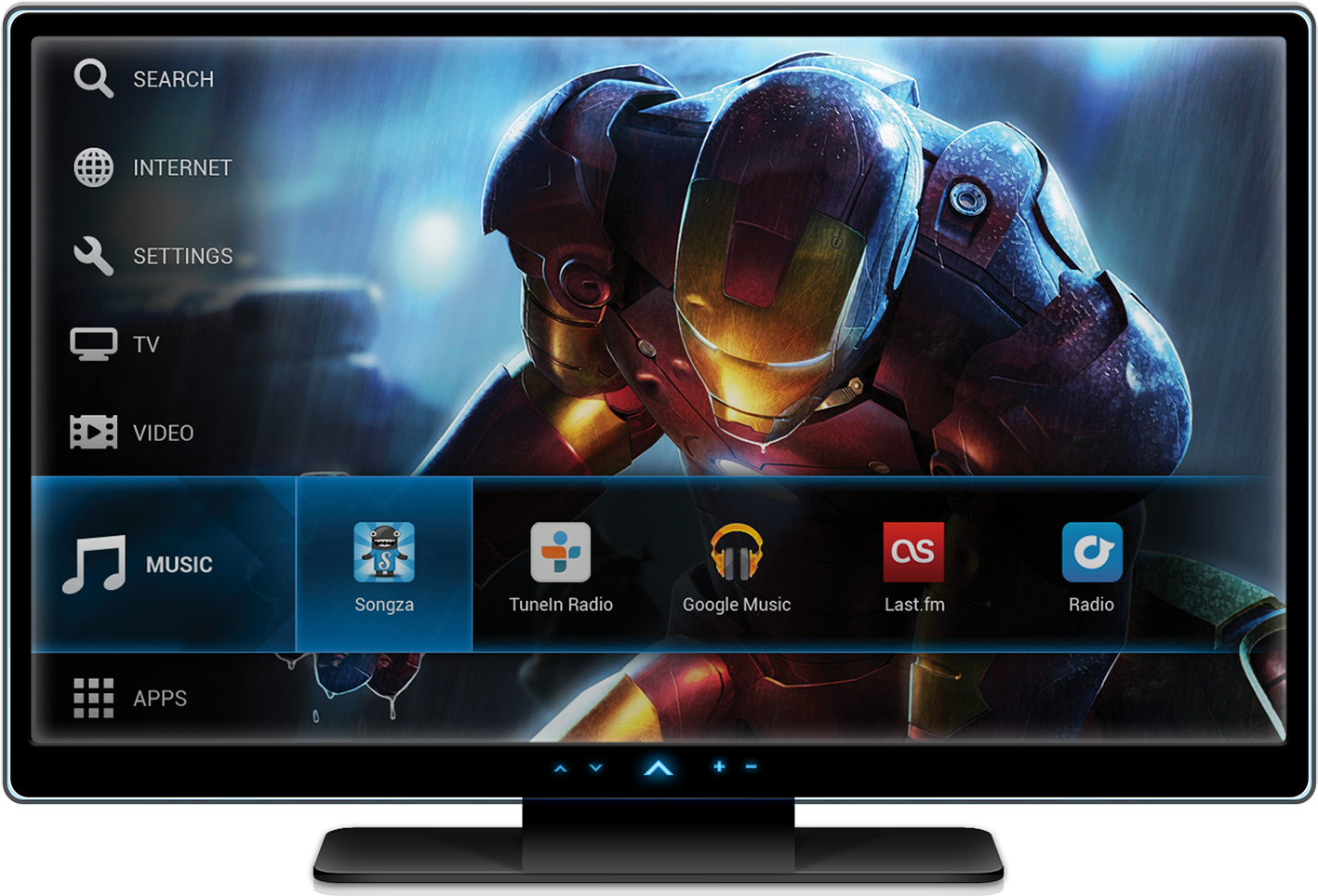 Set-top Box And Tv (1500x1031), Png Download