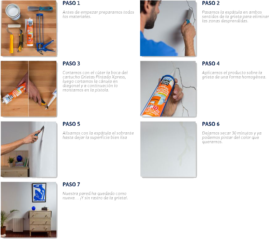 Reparamos Una Grieta En La Pared (902x780), Png Download