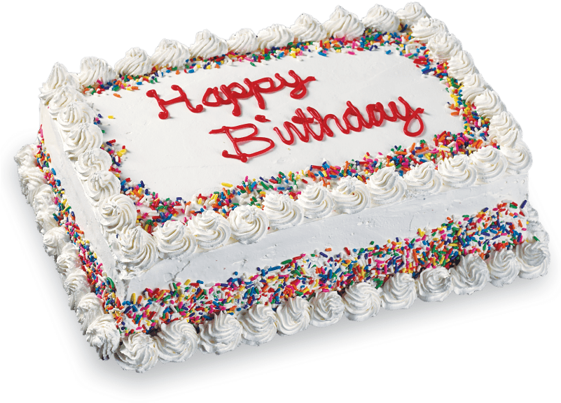 Birthday Cake Rectangle (800x800), Png Download