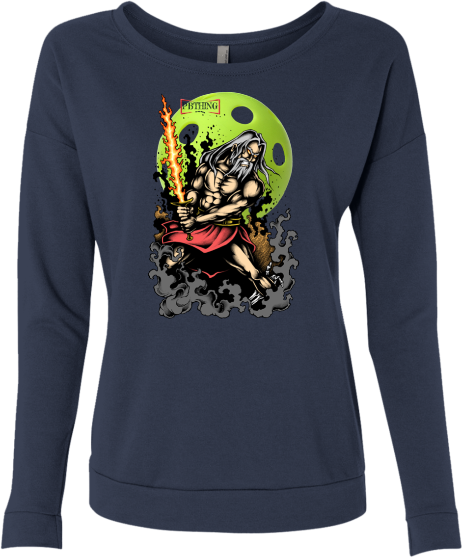 Pickleball Warrior Nl6931 Next Level Ladies' French (1155x1155), Png Download