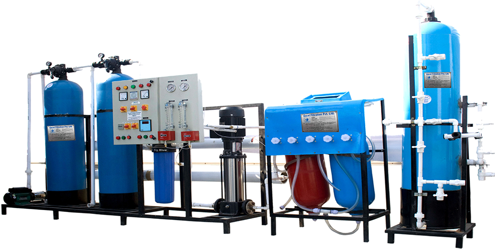 Industrial Ro Plant (1024x526), Png Download